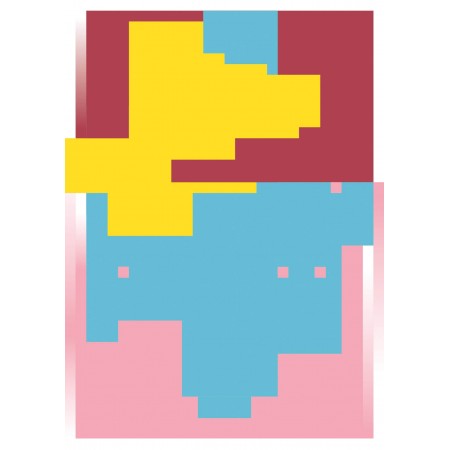 Trio de carnets A6 Pixel