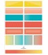 Stickers color palette - sea
