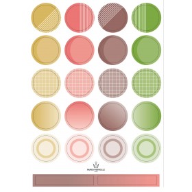 Stickers color palette - earth