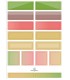 Stickers color palette - earth