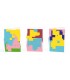 Trio de carnets A6 Pixel
