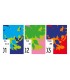 Trio de carnets A6 Flower Monster