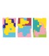 Trio de carnets A6 Pixel