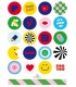 Stickers happy & funny