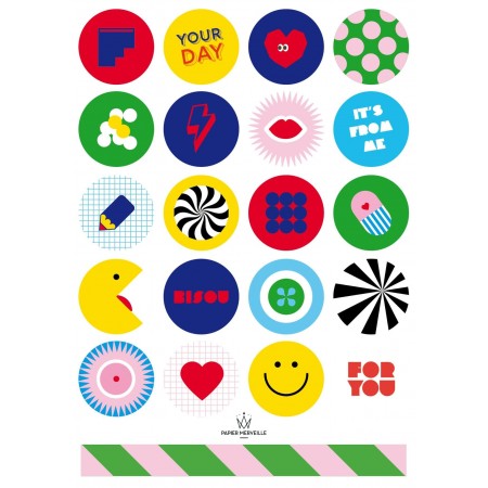 Stickers happy & funny