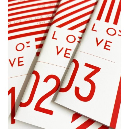 Trio de carnets A6 Love