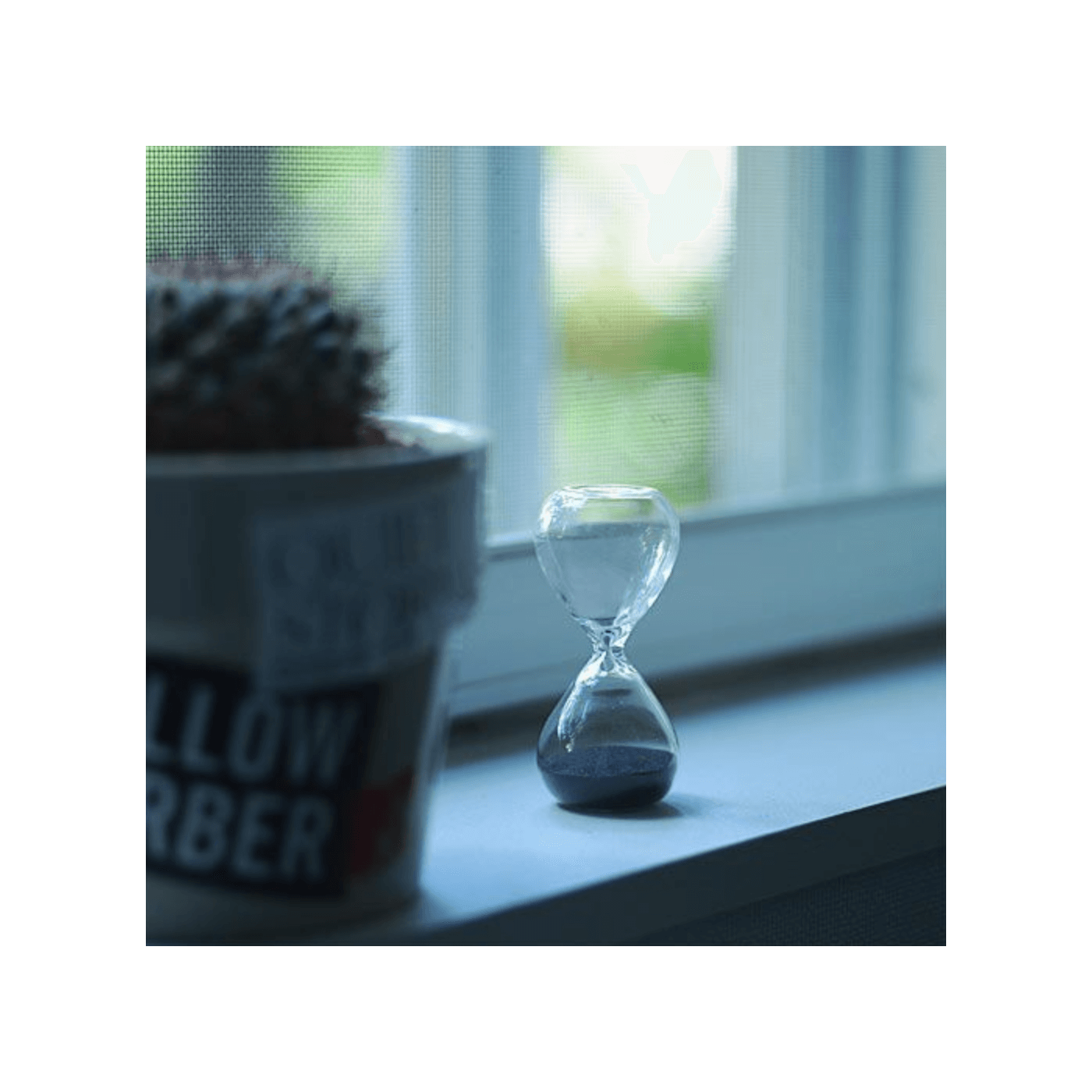 Sablier bleu - Sandglass 3 minutes