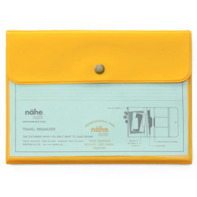 Pochette nähe travel organizer jaune A6