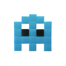 Mosaïque pixels adhésifs bleu