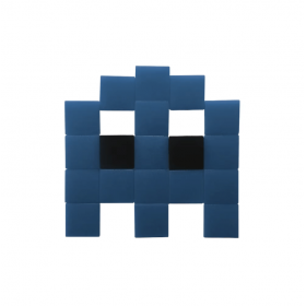Mosaïque pixels adhésifs bleu foncé