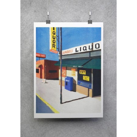 Affiche Pacific Coast Highway - Nao Tatsumi