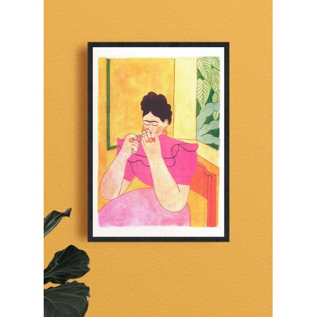 Affiche Frida Kahlo - Morgane Fadanelli