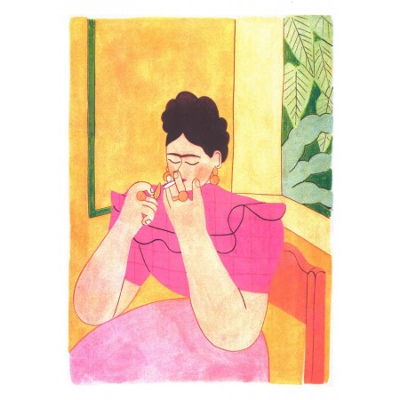 Affiche Frida Kahlo - Morgane Fadanelli