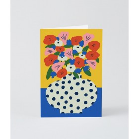 Carte 2 volets Flowers