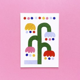 Carte postale clochette - Maison Ribambelle