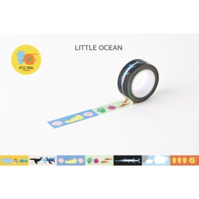 Masking tape little ocean