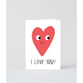 Carte 2 volets - I Love You Heart