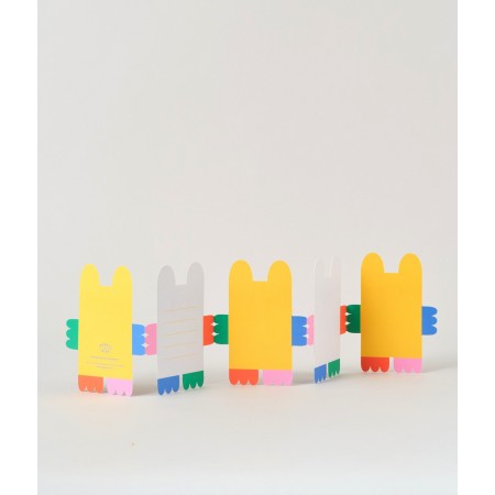Carte accordéon - nounours anniversaire