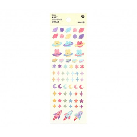 Stickers hologramme space B - Iconic