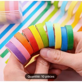 Mini masking tape - ruban coloré