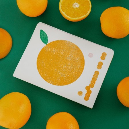 Cahier spirale A5 - Mandarine