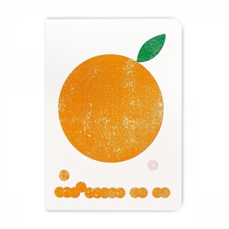 Cahier spirale A5 - Mandarine