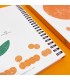 Cahier spirale A5 - Mandarine
