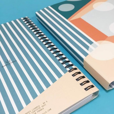 Cahier spirale A5 - Teckel paradis