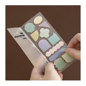 Index point sticky notes - Foggy