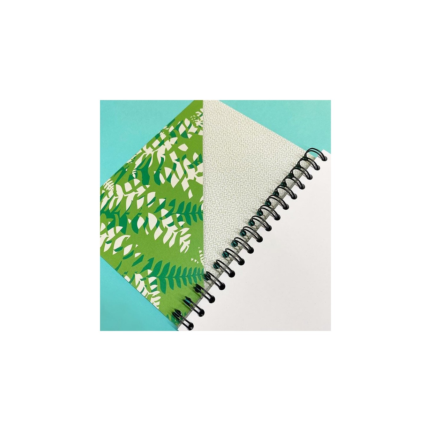 Cahier A5 spirale Upcycling 9