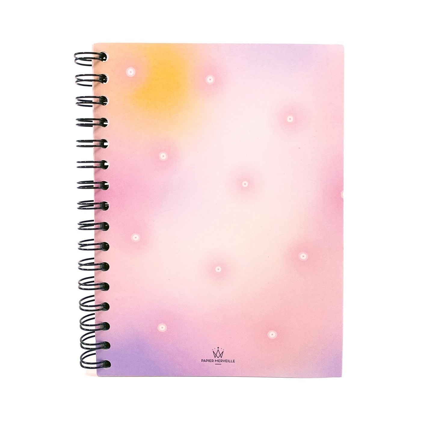 CAHIER A SPIRALES A4 ROSE