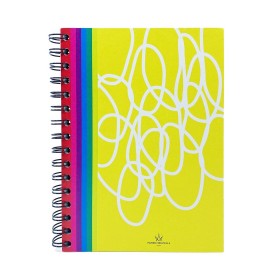 Cahier A5 spirale Upcycling 10