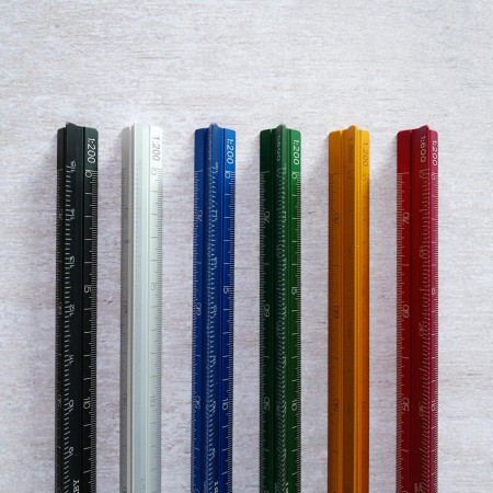 Mini règle d'architecte - kaki