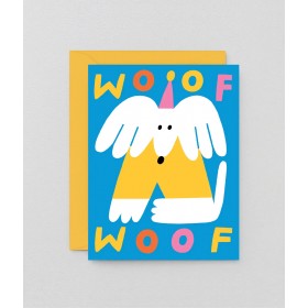Carte 2 volets - Woof woof