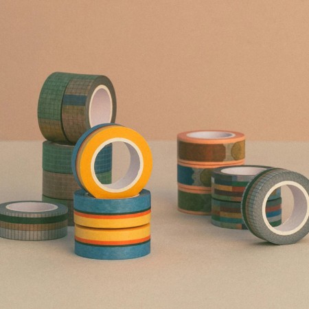 Masking tape pinking shears