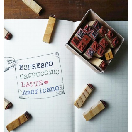 kit de tampon alphabet - Tools to Live By