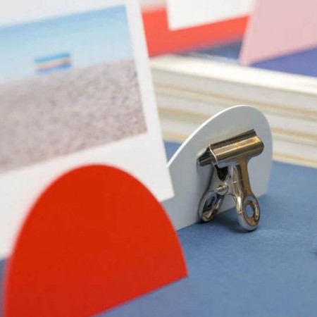 Clip cercle photo géométrique - Block design