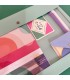 Pochette Nähe transparente A4 - menthe