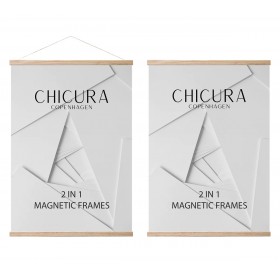 Cadre magnétique noir - A4 - Chicura