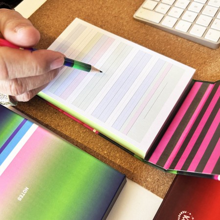 Bloc-notes de bureau-Red hot