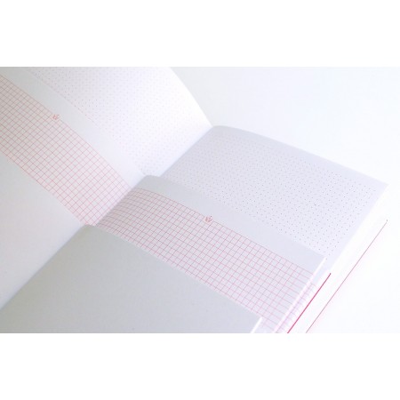 Papier à pois et papier à carreaux Trio carnets collection Arty Papier Merveille